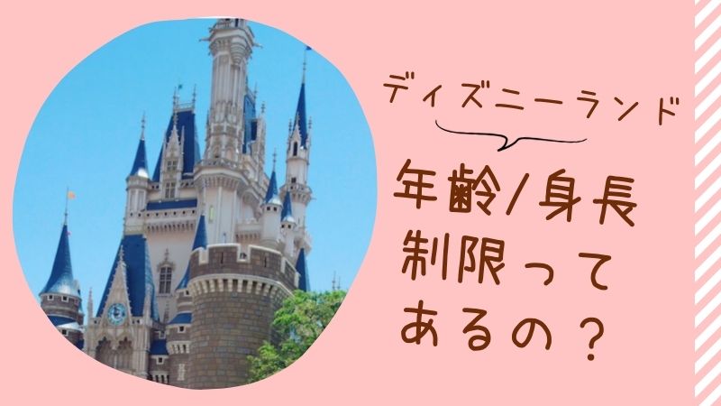 ディズニーランドのアトラクションは年齢 身長制限あるの もこへいの夫婦ブログ